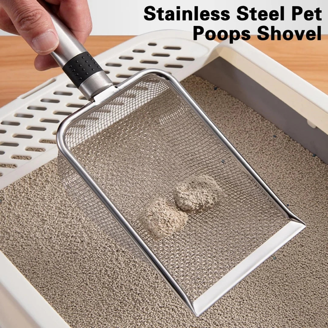 Durable Metal Cat Litter Scoop